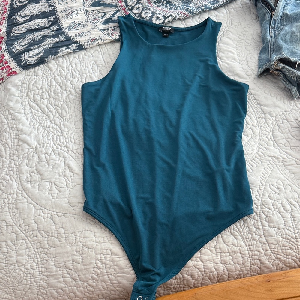 Express Teal Bodysuit